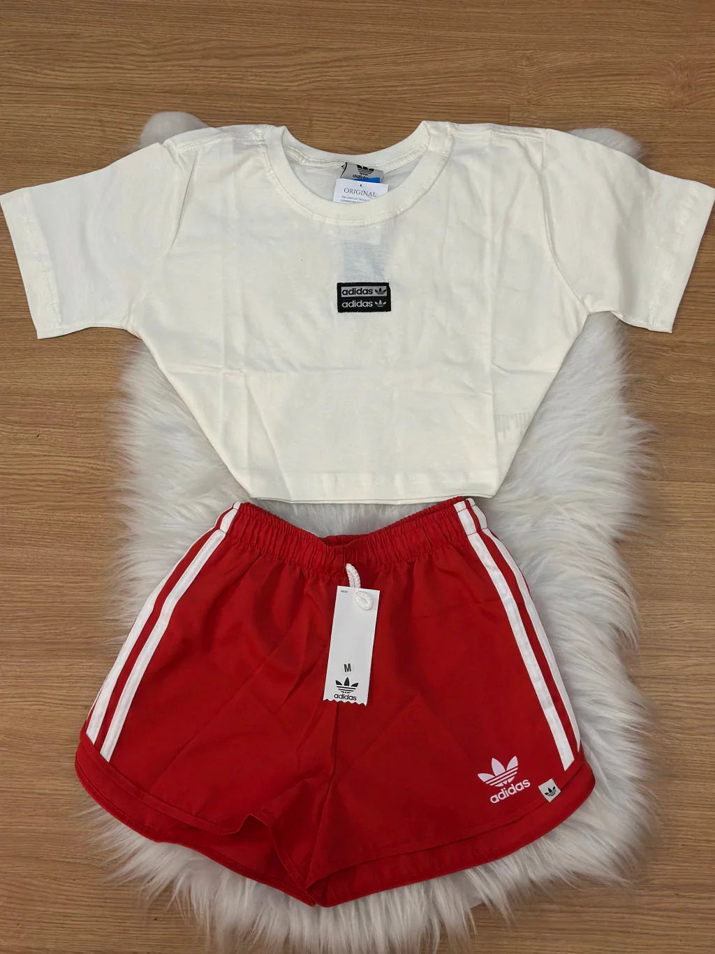 Conjunto AD Short Tactel + Cropped - Bazar